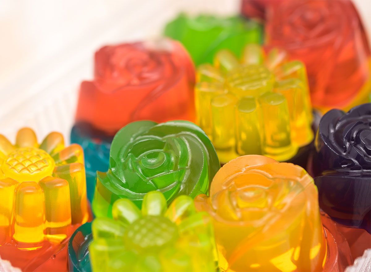 gelatin flowers