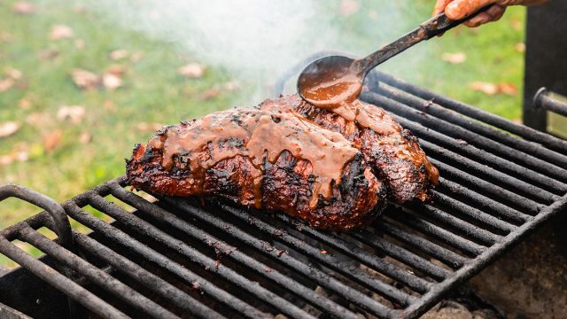 grilled tri tip with marinade