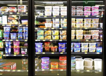 ice cream freezer aisle