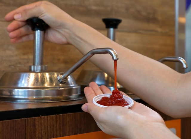 ketchup dispenser