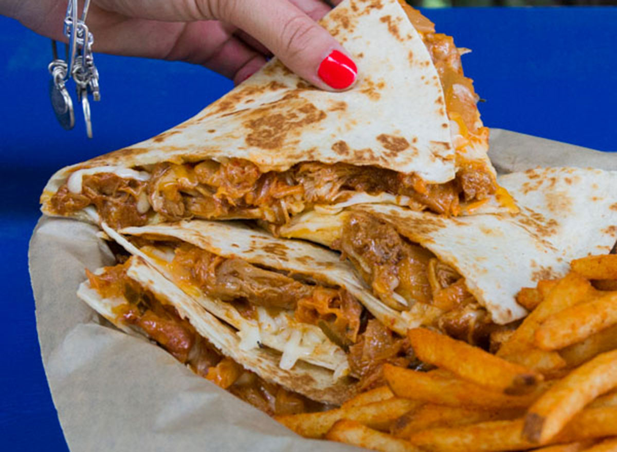 kimchi quesadilla