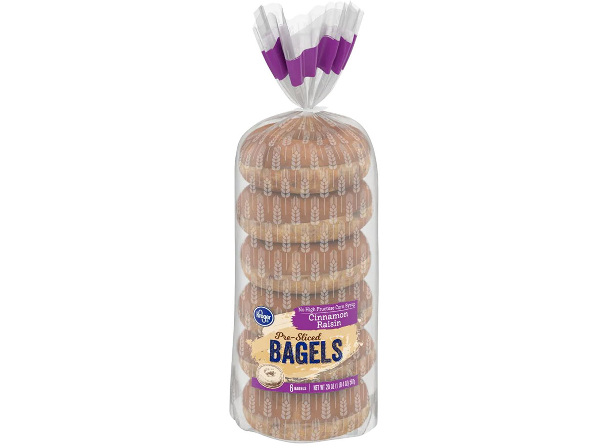 kroger cinnamon raisin bagels