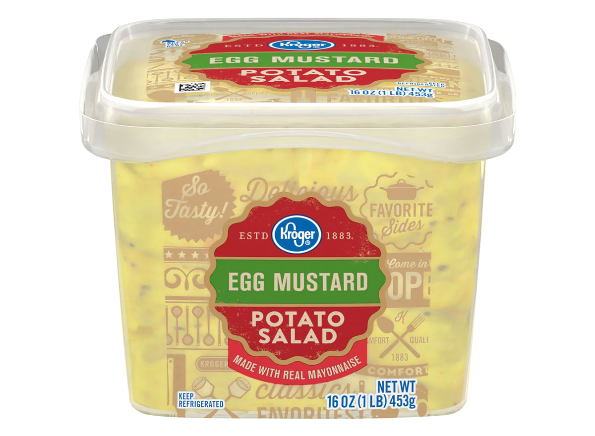 kroger egg mustard potato salad tub