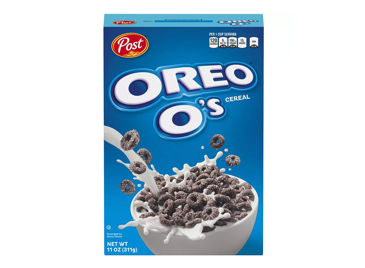 box of oreo os cereal