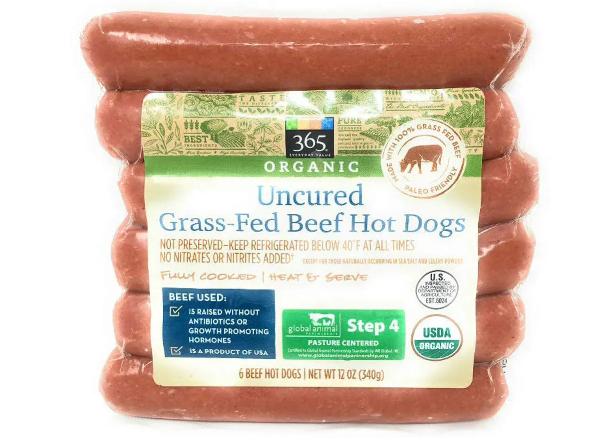 365 whole foods hot dogs