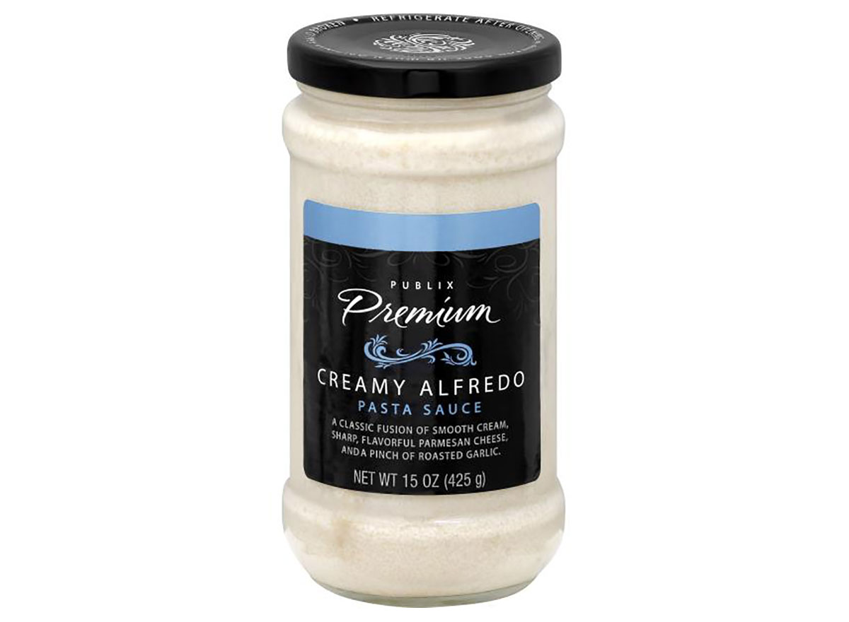 jar of publix alfredo sauce