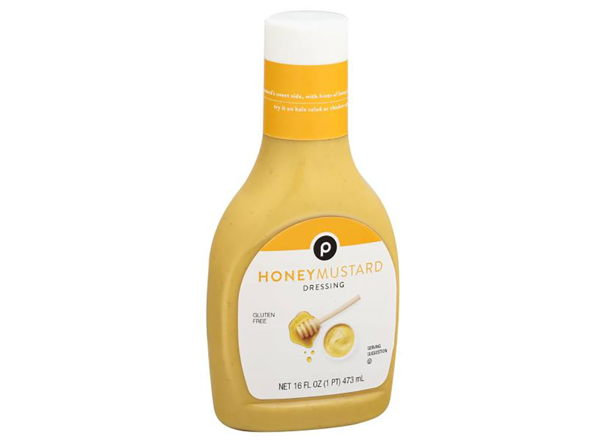 bottle of publix honey mustard salad dressing