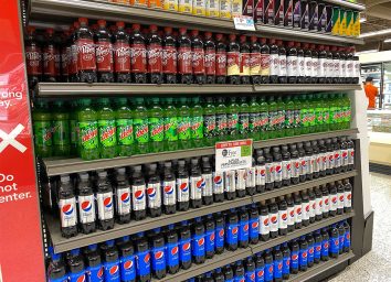 soda aisle at publix