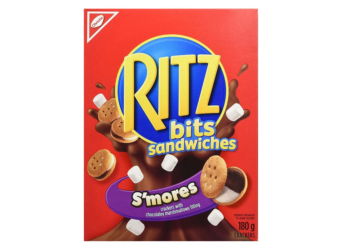 ritz bits smores sandwiches box