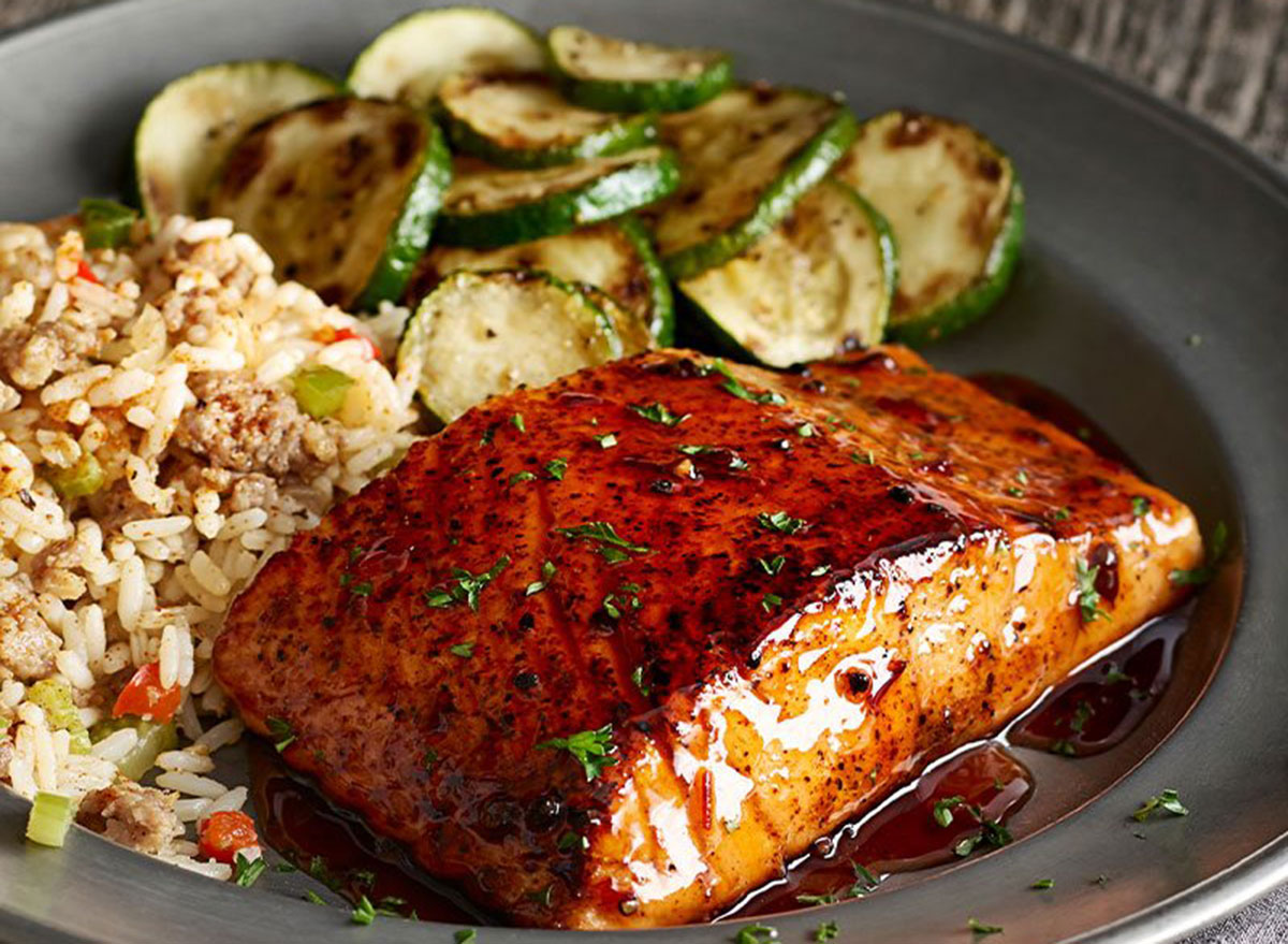 ruby tuesday bourbon salmon