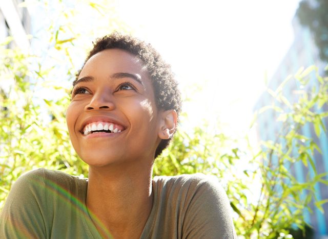 smiling woman