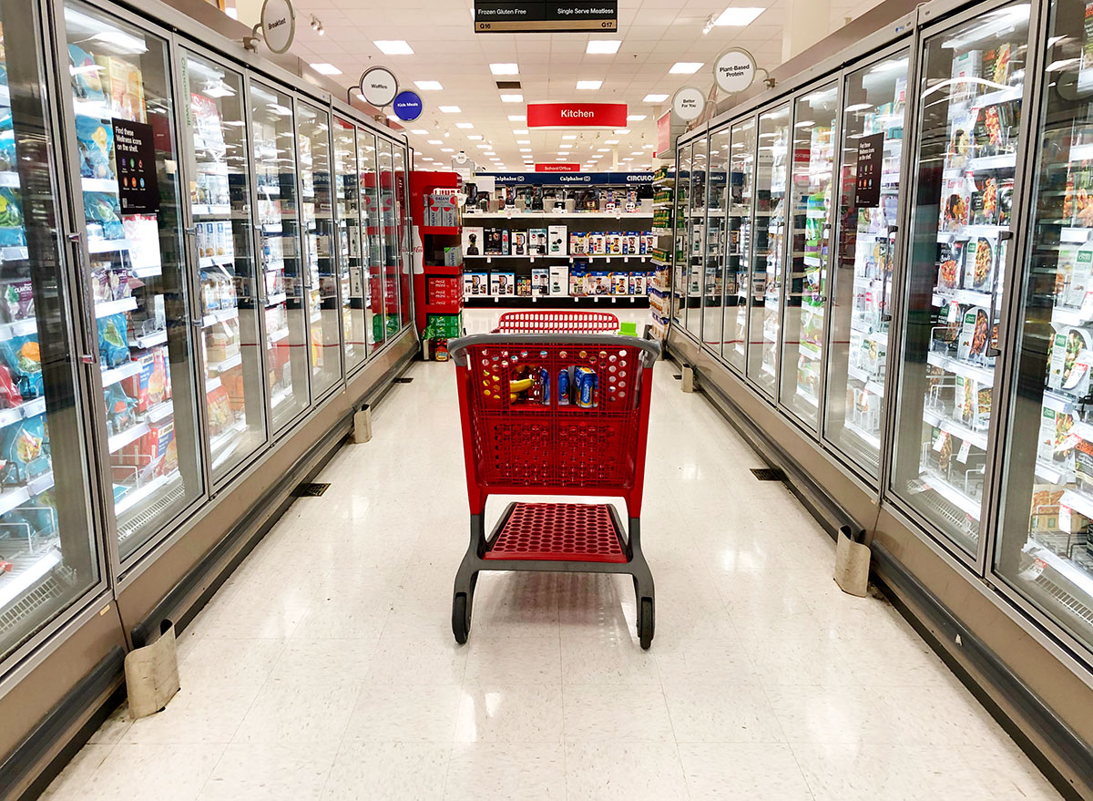 target freezer aisle