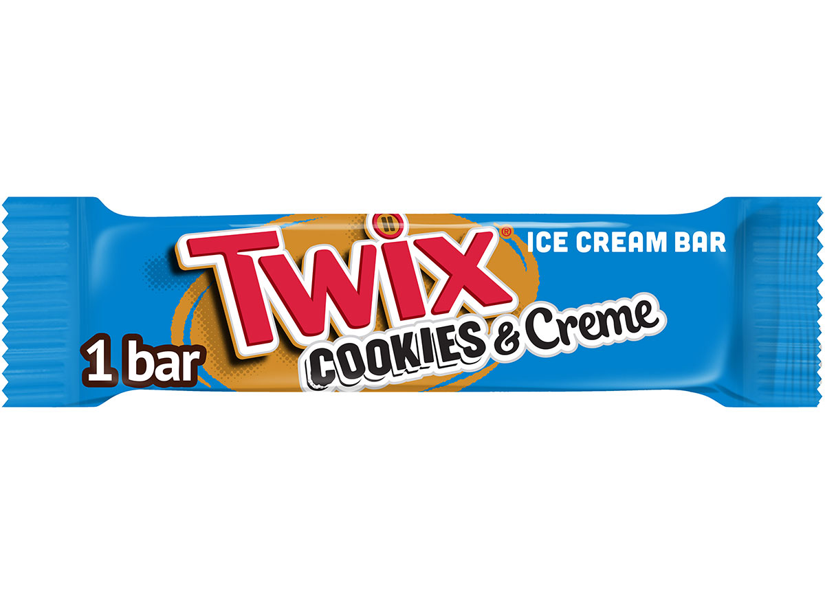 twix cookies and cream ice cream bar
