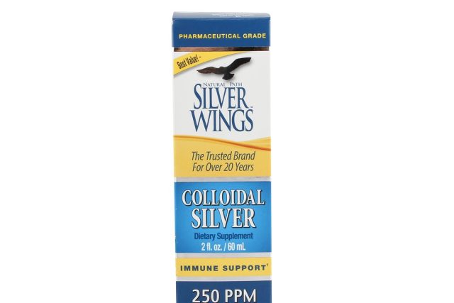 box of colloidal silver from whole foods