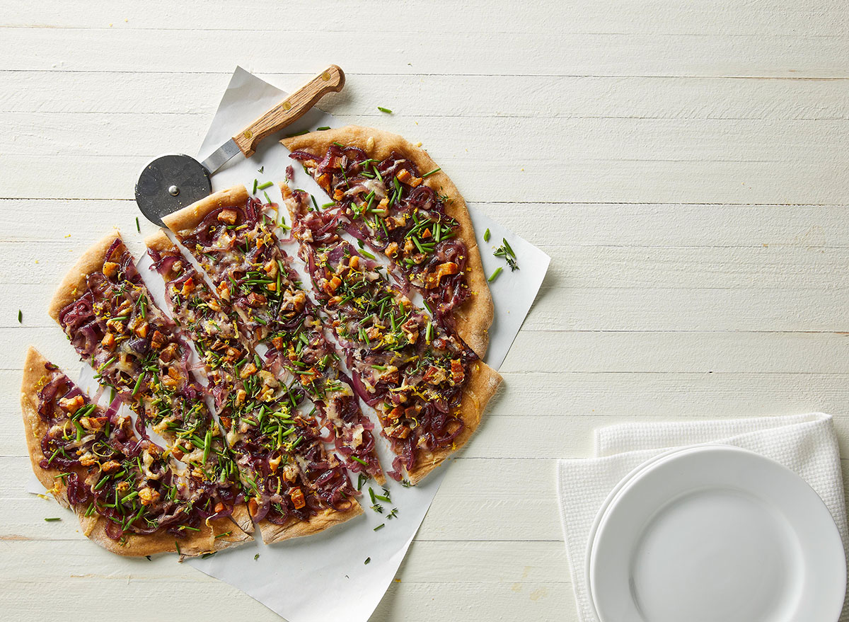 whole wheat pizza pancetta