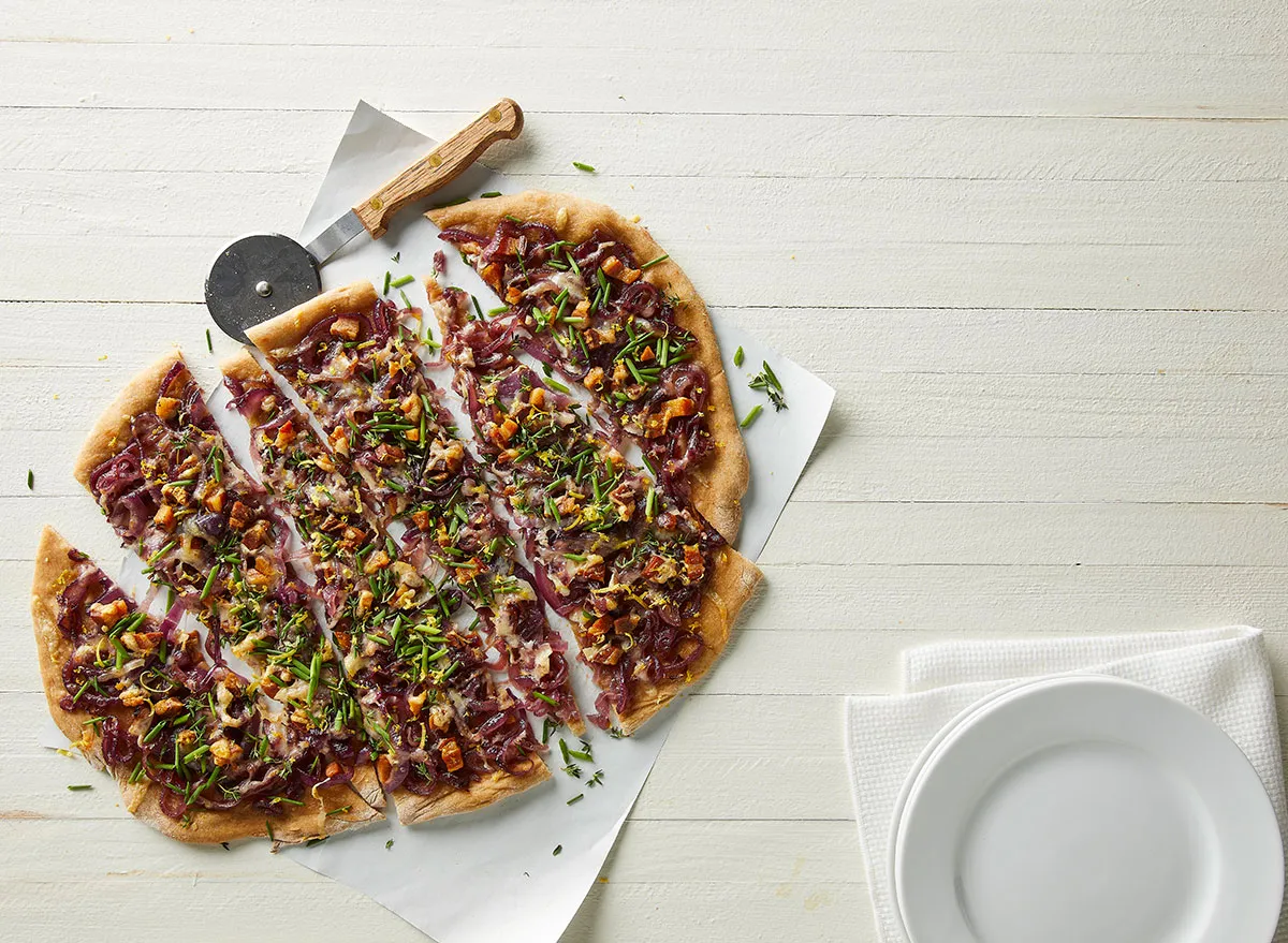 Whole-Wheat Pizza with Gruyère and Pancetta — Eat This Not That