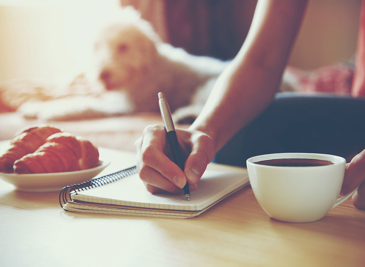 woman writing