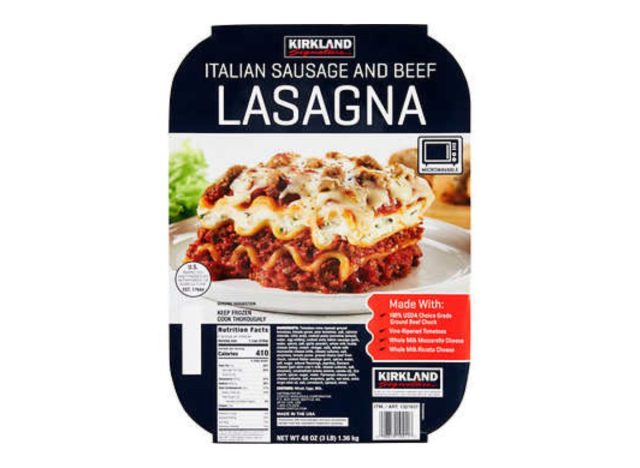 Kirkland lasagna