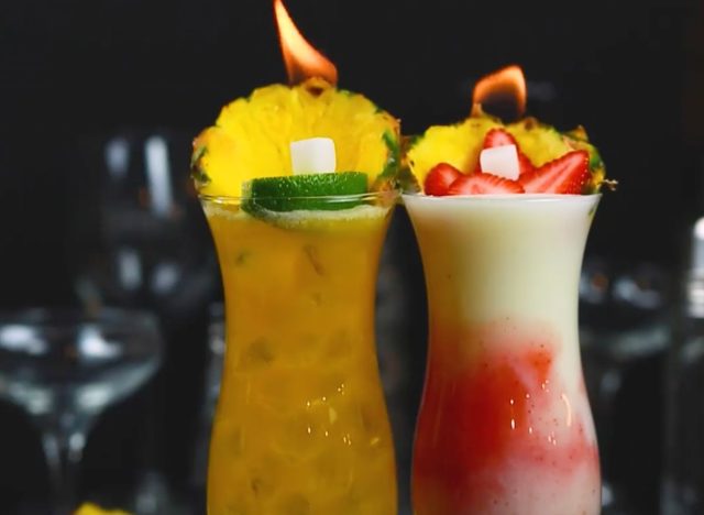 TGI Friday's Flaming Frozen Lava Flow