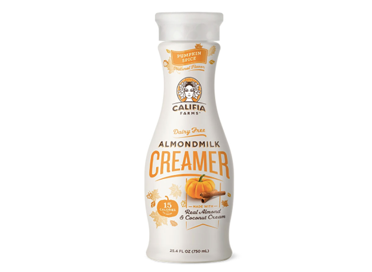 califia farms almondmilk creamer bottle