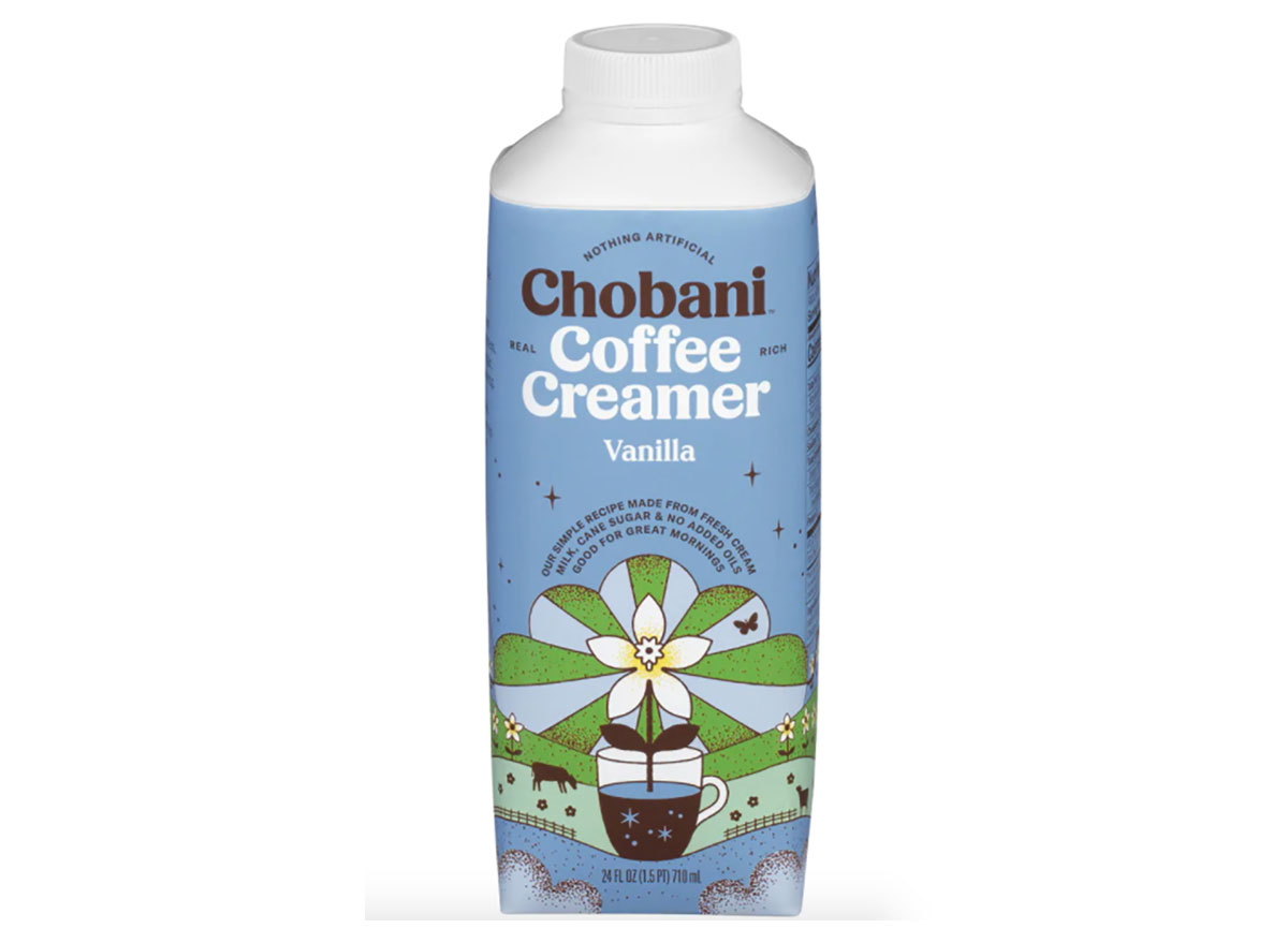 chobani vanilla coffee creamer