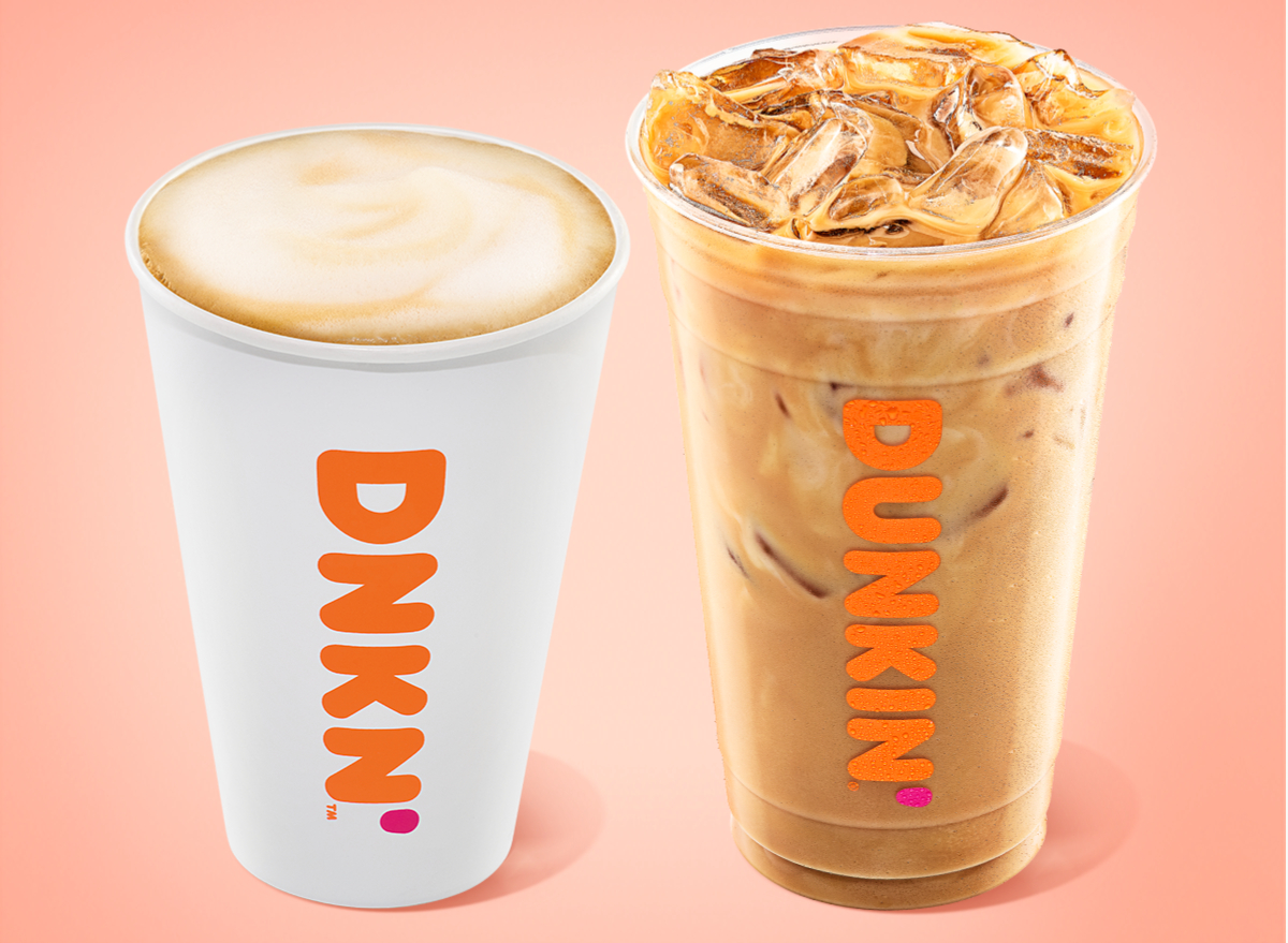dunkin oatmilk lattes