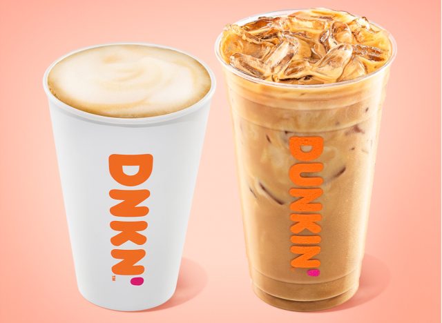 dunkin oatmilk lattes