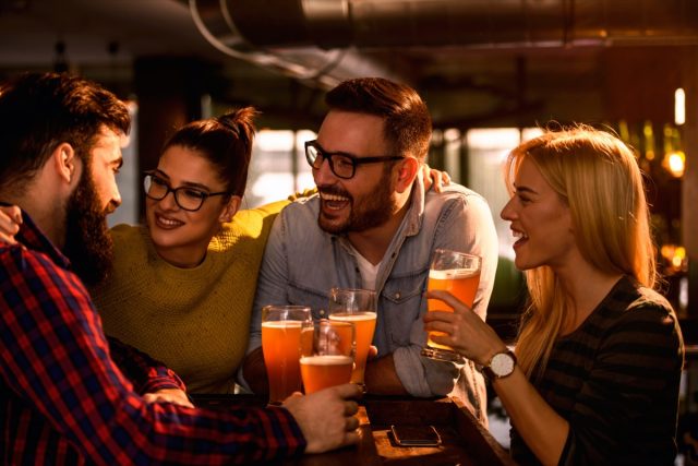 Friends in the Pub