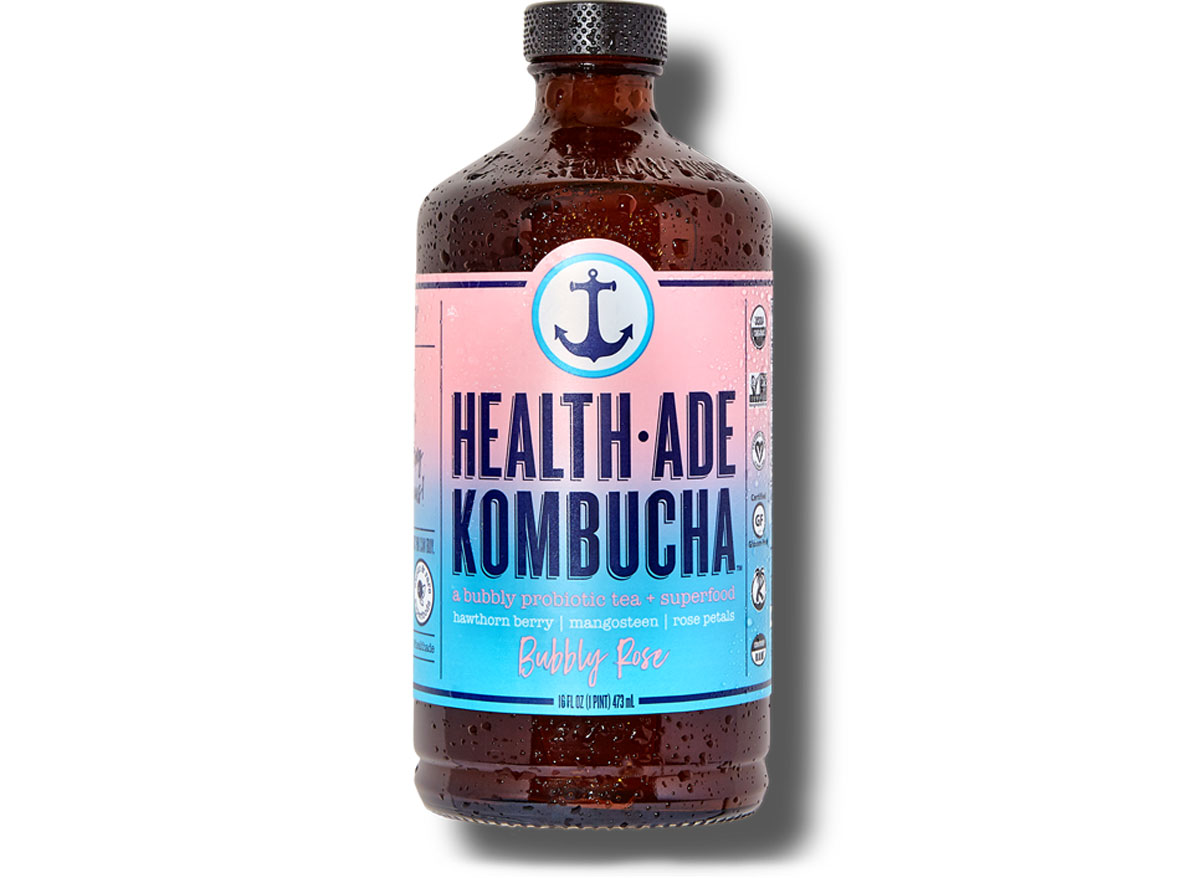 health ade kombucha bubbly rose