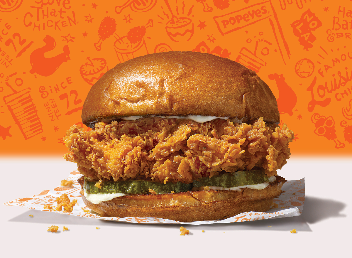 popeyes chicken sandwich