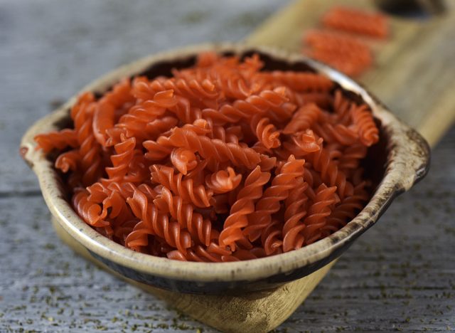 red lentil pasta