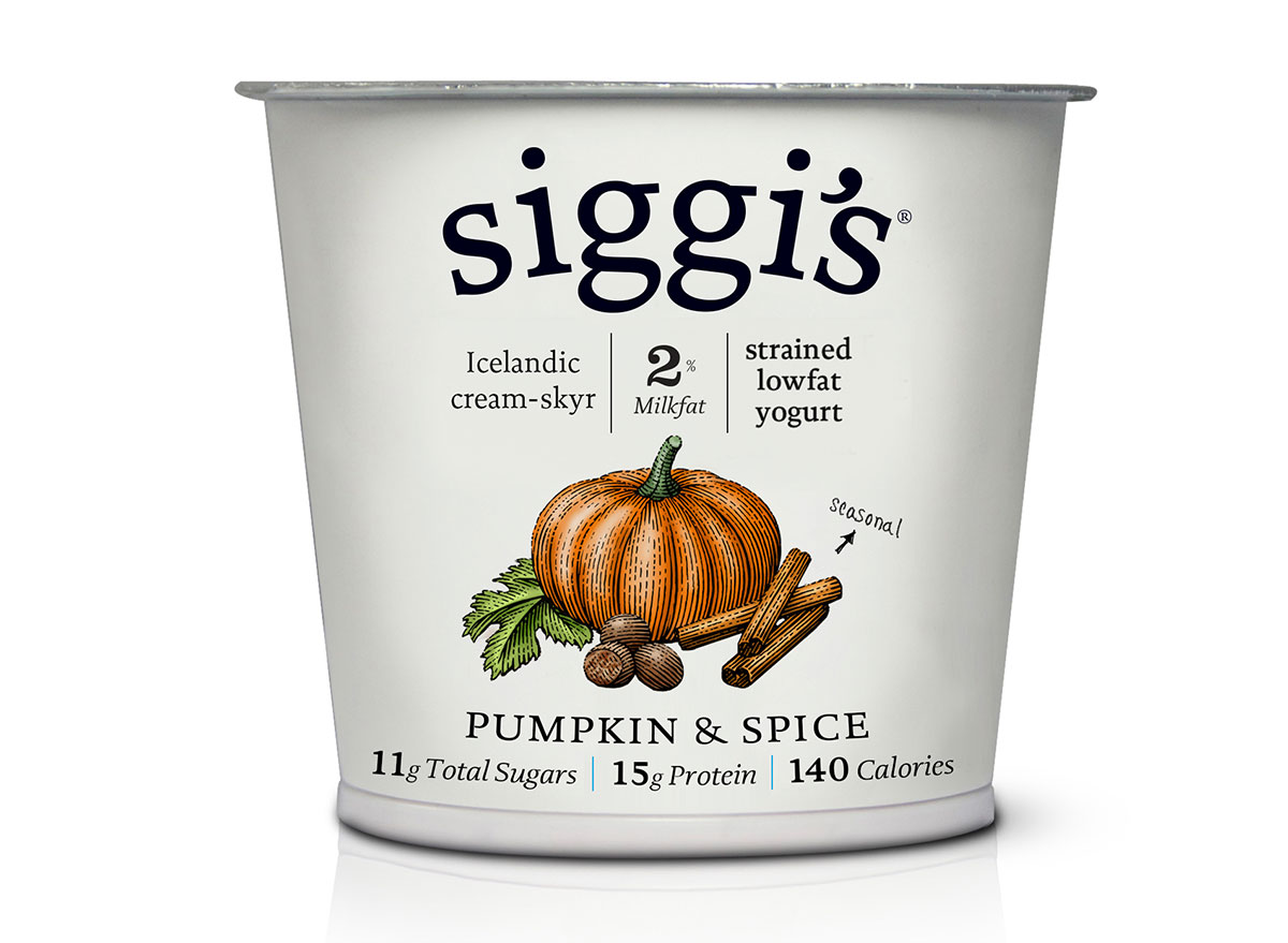 siggis pumpkin spice yogurt