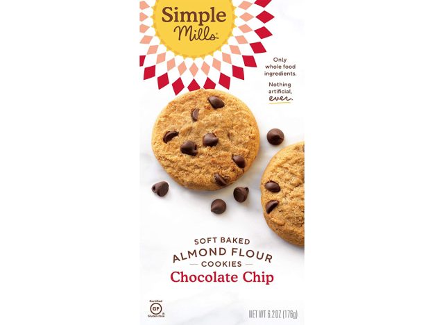 Simple mills almond flour baked chocolate chip cookies