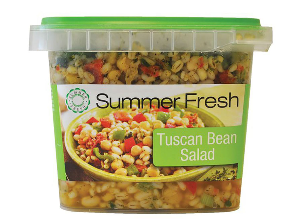 summer fresh tuscan bean salad
