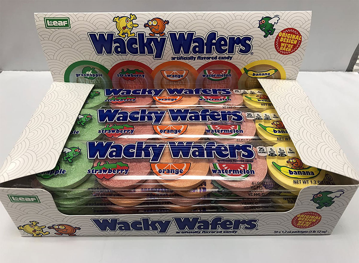 wacky wafers in box