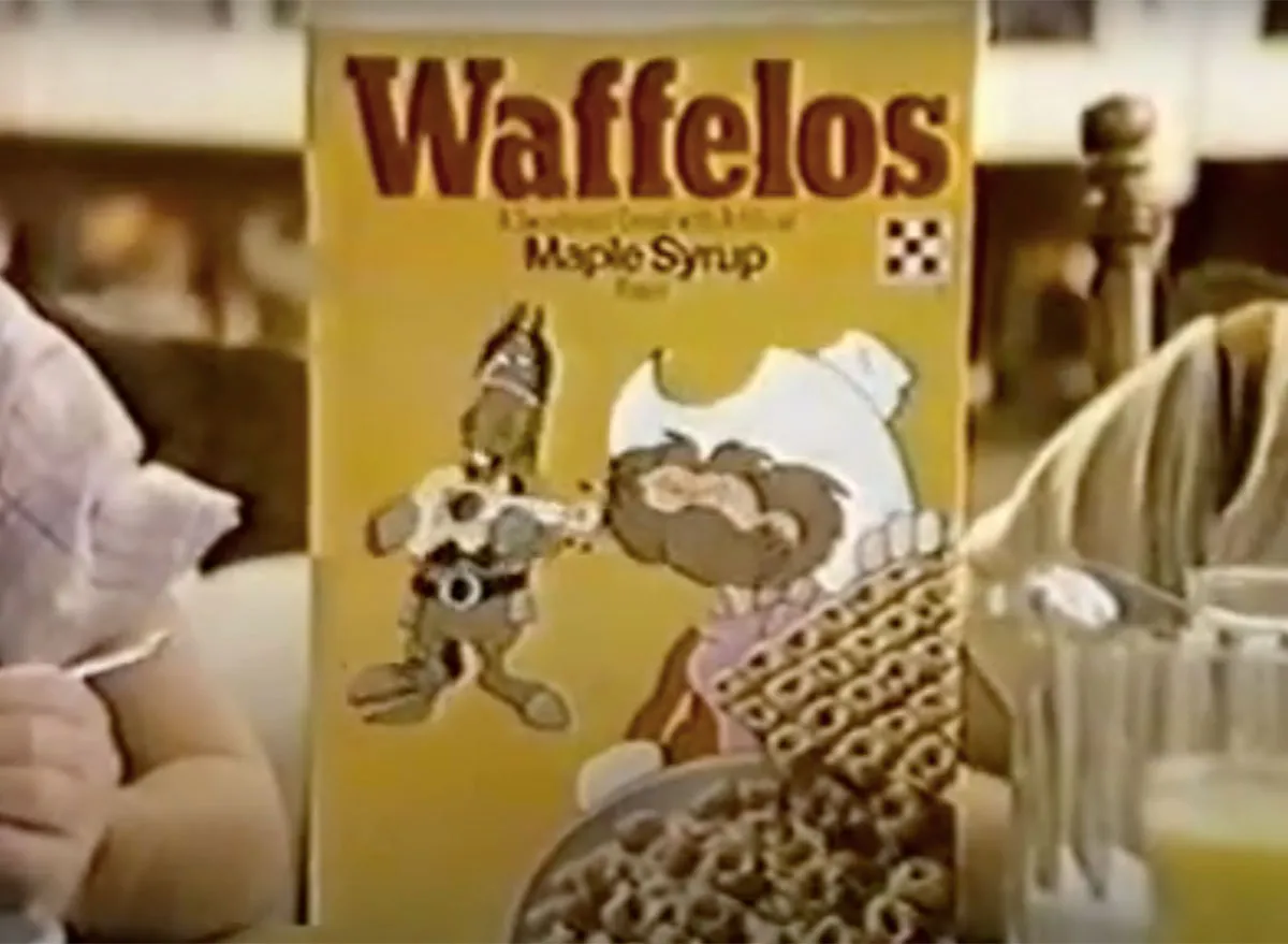 box of waffelos cereal