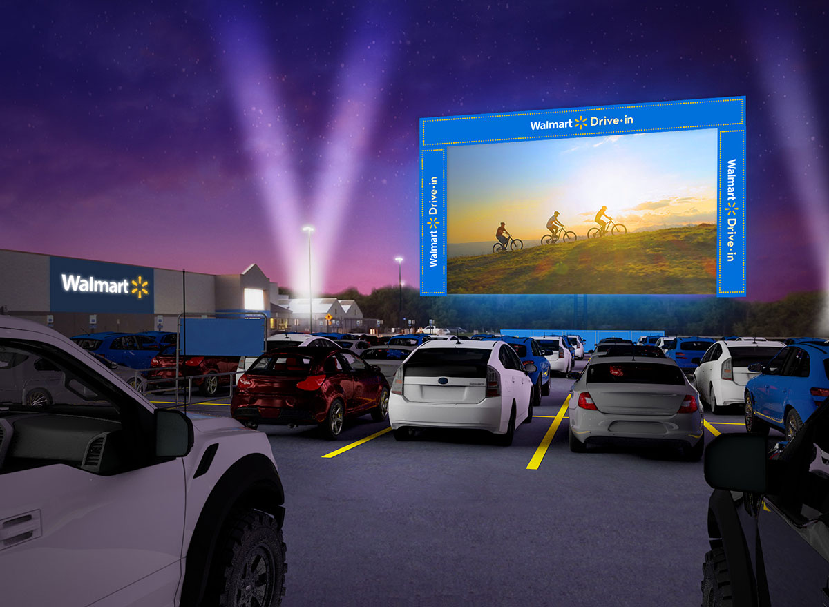 walmart drive-in theatre