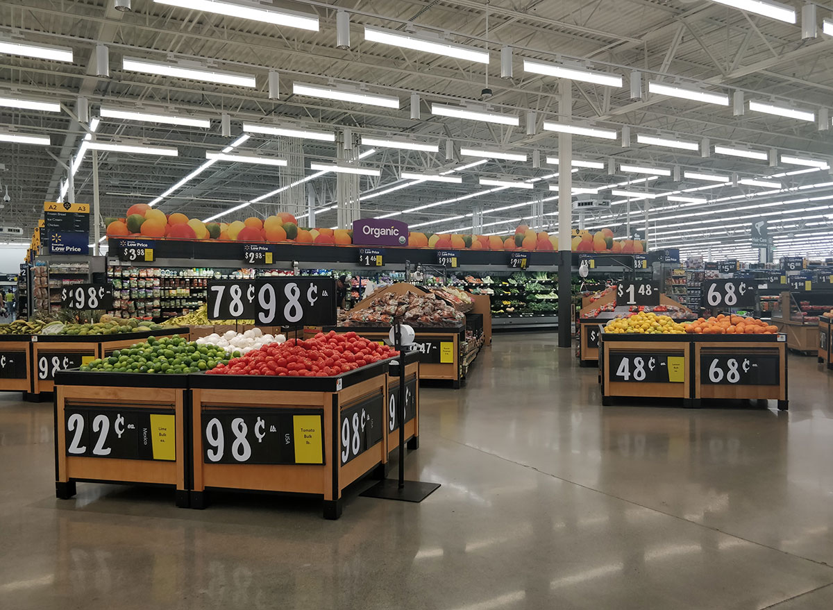 walmart interior