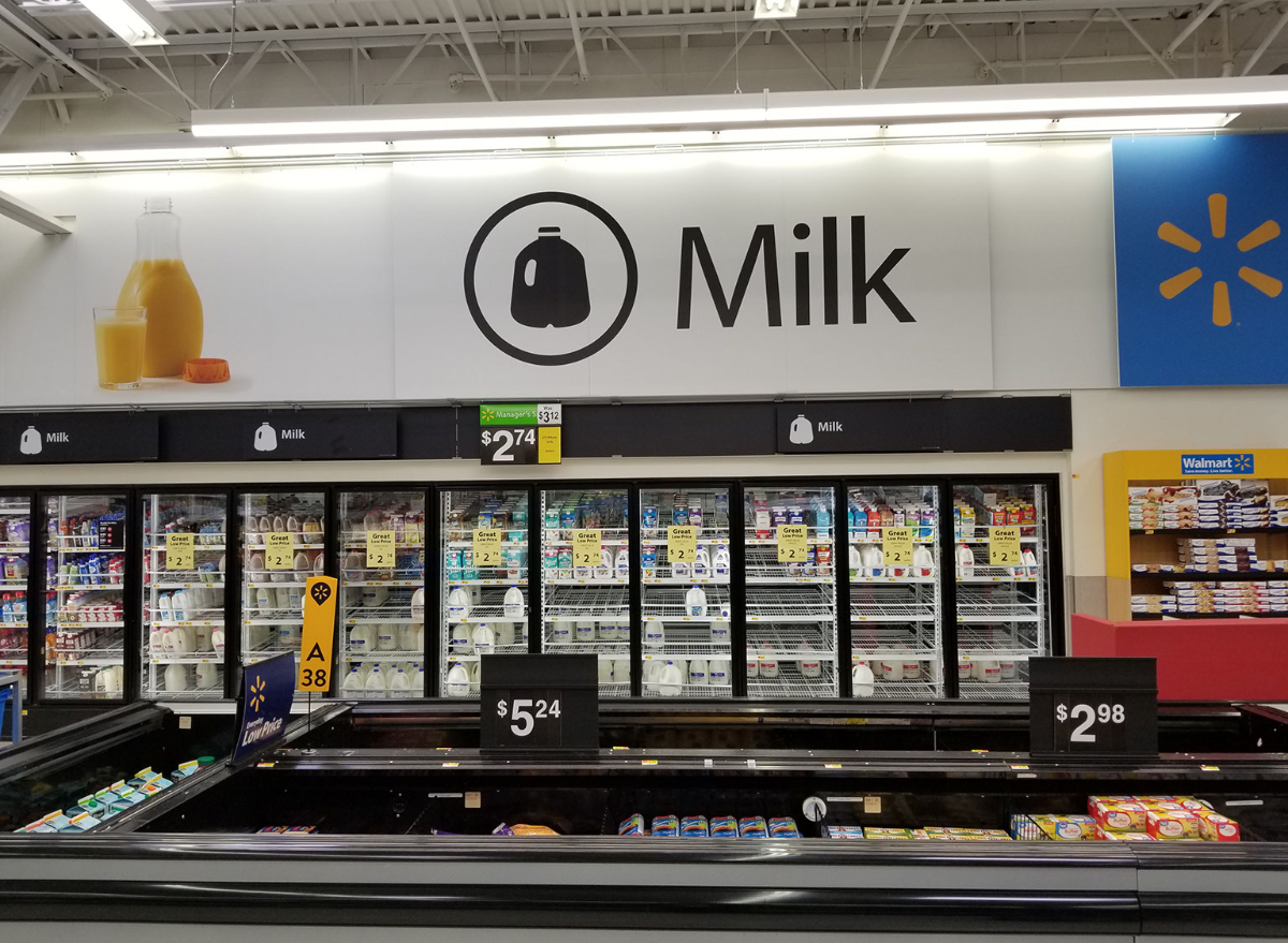 Walmart milk
