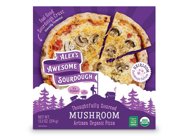 alexs awesome sourdough mushroom pizza