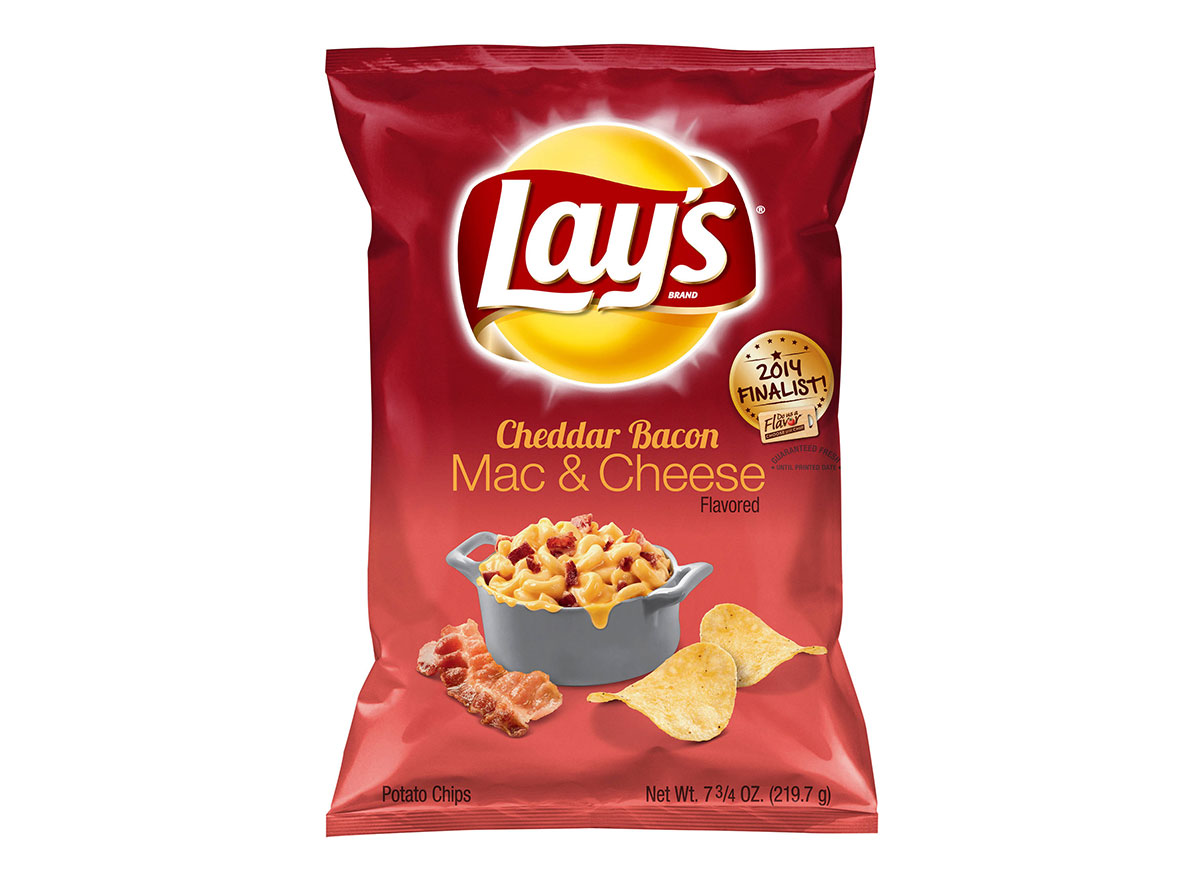 bag of lays bacon mac and cheese chips
