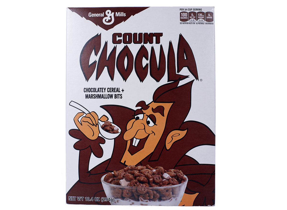 count chocula cereal box