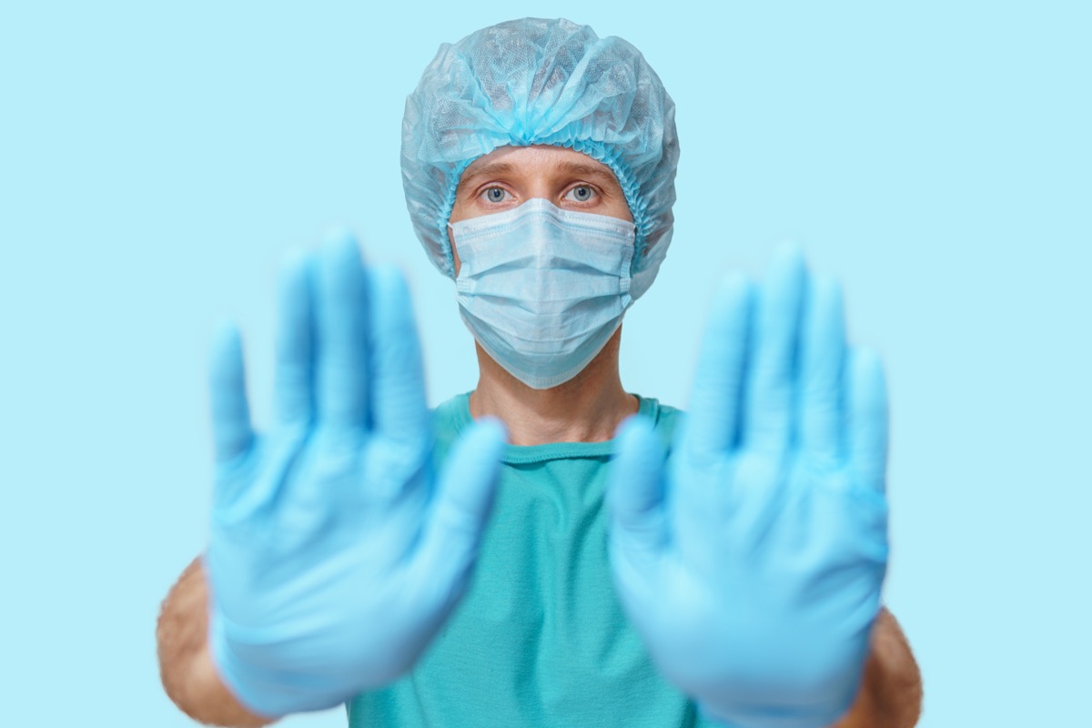 Doctor saying no covid