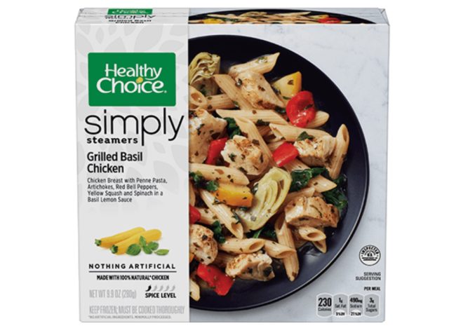 Healthy choice basil chicken