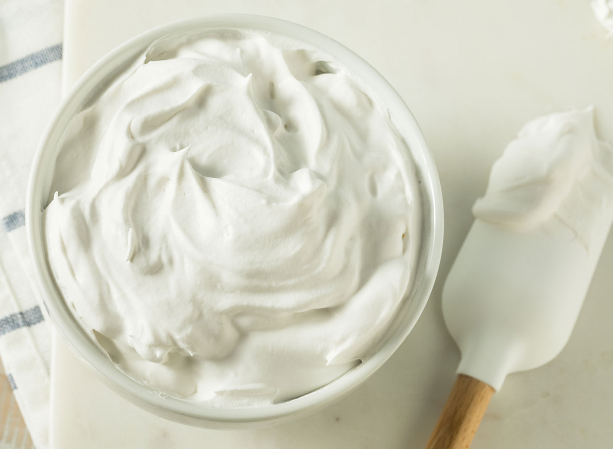 homemade whipped cream