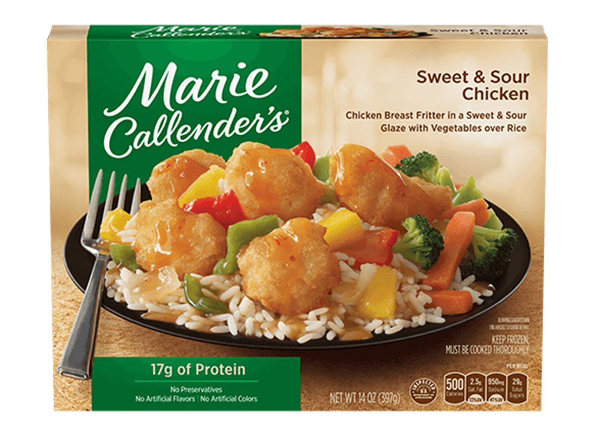 marie callenders swee and sour chicken