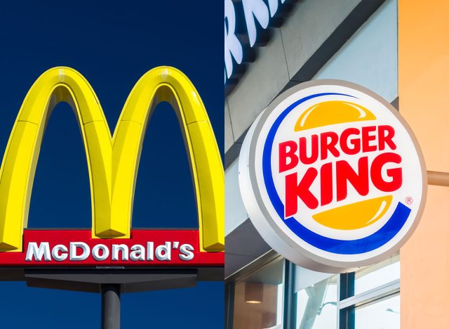 mcdonalds burger king