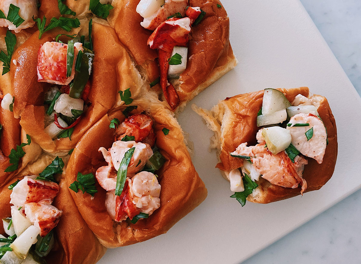 mini lobster rolls