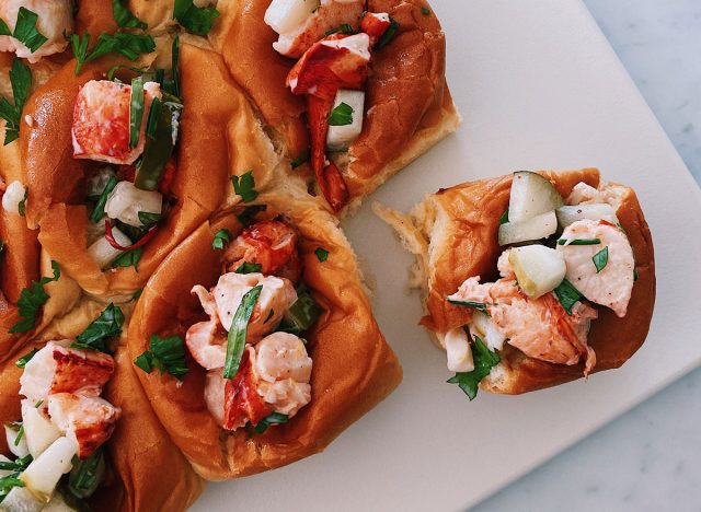 mini lobster rolls