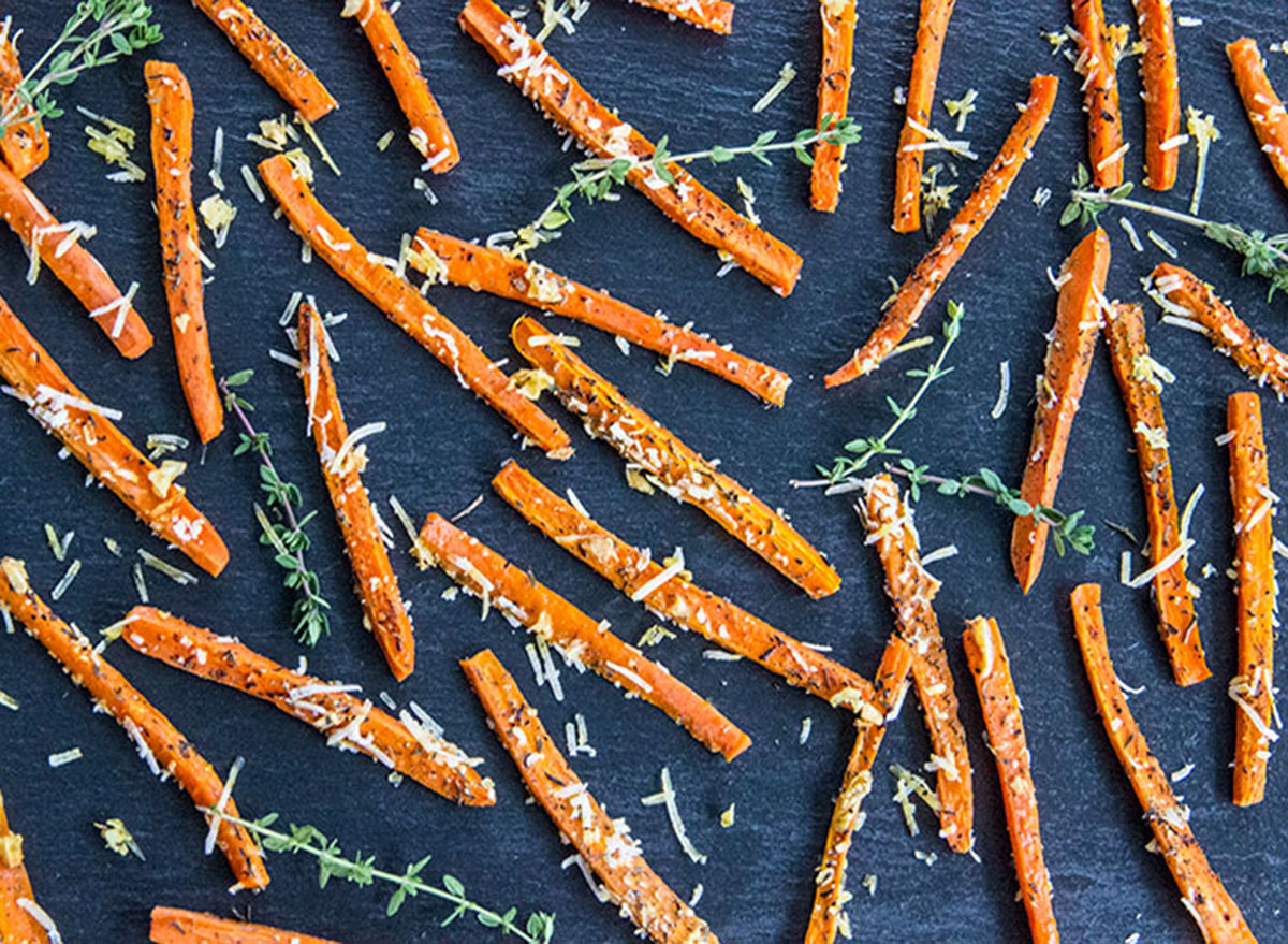 parmesan herb carrot fries